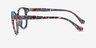 The Beat Floral PlasticEyeglass Frames from EyeBuyDirect, Side View