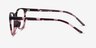 Release Fleuries PlastiqueMontures de lunettes de vue d'EyeBuyDirect, Vue de Côté