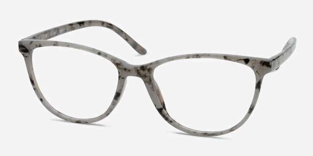 Release Speckled Gray PlasticEyeglass Frames from EyeBuyDirect, Angle View