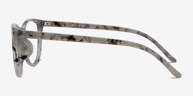 Release Speckled Gray PlasticEyeglass Frames from EyeBuyDirect, Side View
