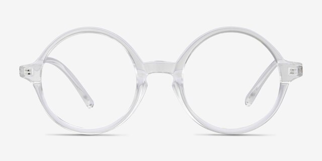 Years Clear PlasticEyeglass Frames from EyeBuyDirect, Front View