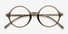 Years Gray Clear PlasticEyeglass Frames from EyeBuyDirect, Closed View