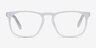 Rhode Island Matte Clear AcetateEyeglass Frames from EyeBuyDirect, Front View