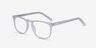 Rhode Island Matte Clear AcetateEyeglass Frames from EyeBuyDirect, Angle View