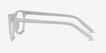 Rhode Island Matte Clear AcetateEyeglass Frames from EyeBuyDirect, Side View