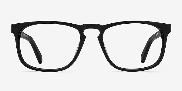 Rhode Island Matte Black Acetate Eyeglass Frames