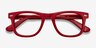 Blizzard Raspberry AcetateEyeglass Frames from EyeBuyDirect, Closed View