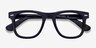 Blizzard Navy AcetateEyeglass Frames from EyeBuyDirect, Closed View