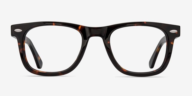 Blizzard Dark Tortoise AcetateEyeglass Frames from EyeBuyDirect, Front View