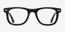 Blizzard Dark Tortoise AcetateEyeglass Frames from EyeBuyDirect, Front View