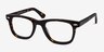 Blizzard Dark Tortoise AcetateEyeglass Frames from EyeBuyDirect, Angle View