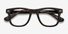 Blizzard Dark Tortoise AcetateEyeglass Frames from EyeBuyDirect, Closed View