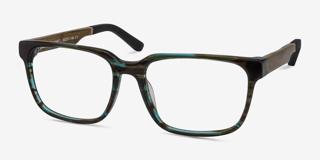 Belmont Coffee AcetateEyeglass Frames from EyeBuyDirect, Angle View