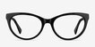 Her Black Acetate, MetalEyeglass Frames from EyeBuyDirect, Front View