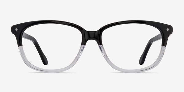 Escape Clear Black Acétate Montures de lunettes de vue