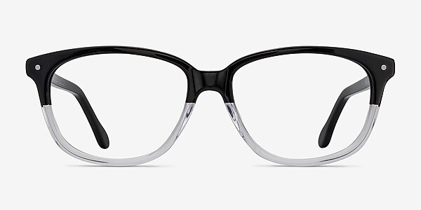 Escape Clear Black Acetate Eyeglass Frames