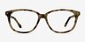 Escape Matte Tortoise AcétateMontures de lunettes de vue d'EyeBuyDirect, Vue de Face