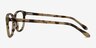 Escape Matte Tortoise AcétateMontures de lunettes de vue d'EyeBuyDirect, Vue de Côté