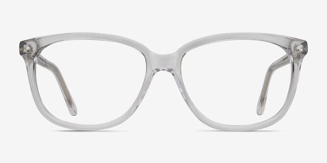 Escape Clear AcetateEyeglass Frames from EyeBuyDirect, Front View