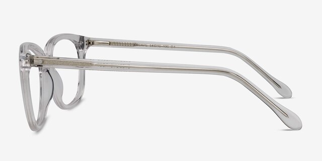 Escape Clear AcetateEyeglass Frames from EyeBuyDirect, Side View