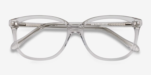 Escape Clear AcetateEyeglass Frames from EyeBuyDirect, Closed View
