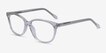 Escape Clear AcetateEyeglass Frames from EyeBuyDirect, Angle View
