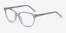Escape Clear AcetateEyeglass Frames from EyeBuyDirect, Angle View