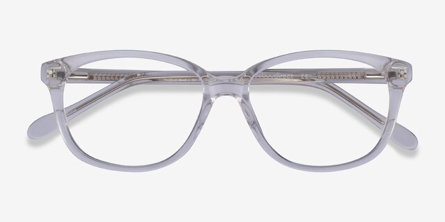 Escape Clear AcetateEyeglass Frames from EyeBuyDirect, Closed View