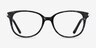 Jasmine Gray Floral AcetateEyeglass Frames from EyeBuyDirect, Front View
