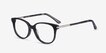 Jasmine Gray Floral AcetateEyeglass Frames from EyeBuyDirect, Angle View