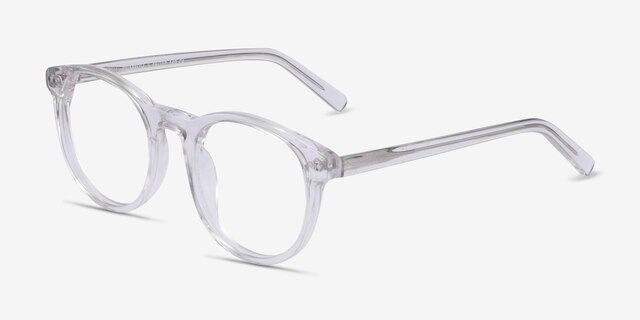 Primrose Clear AcetateEyeglass Frames from EyeBuyDirect, Angle View