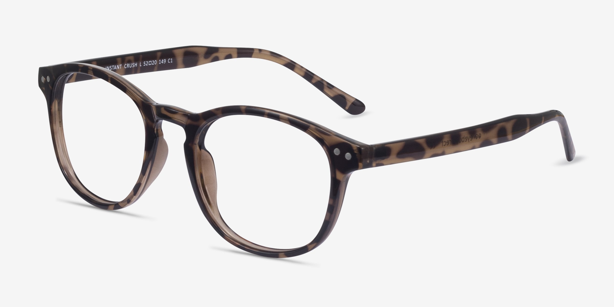Eyebuydirect Eyeglasses Eye Glasses Frames Crush C4 52-22-140 Bandon Rectangle Black Full Rim Eyeglasses | Eyebuydirect main image 4