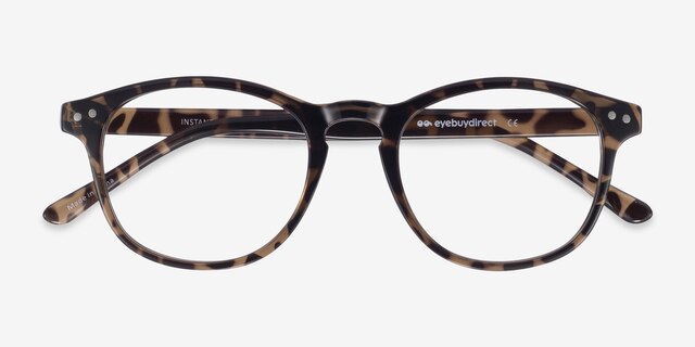 Instant Crush Leopard PlasticEyeglass Frames from EyeBuyDirect, Closed View