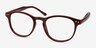 Instant Crush Red PlasticEyeglass Frames from EyeBuyDirect, Angle View