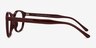 Instant Crush Red PlasticEyeglass Frames from EyeBuyDirect, Side View