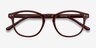 Instant Crush Red PlasticEyeglass Frames from EyeBuyDirect, Closed View