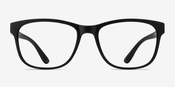 Milo Square Matte Black Full Rim Eyeglasses