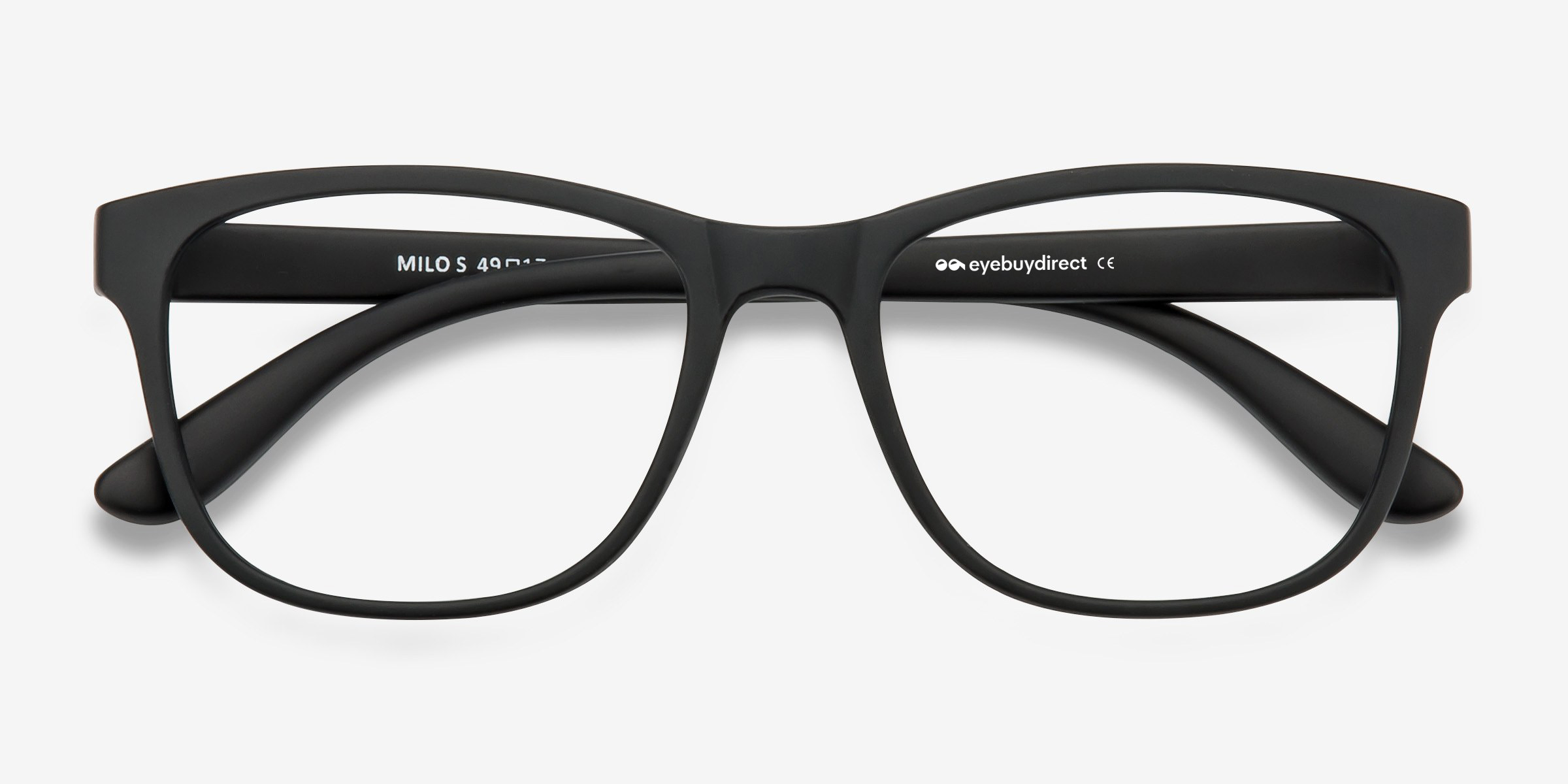 Milo Square Matte Black Full Rim Eyeglasses | Eyebuydirect