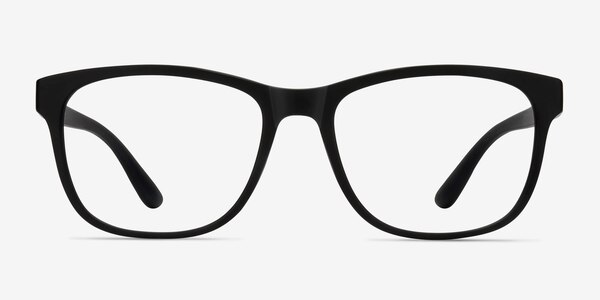 Milo Matte Black Plastique Montures de lunettes de vue