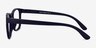 Milo Matte Navy PlasticEyeglass Frames from EyeBuyDirect, Side View