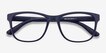 Milo Matte Navy PlasticEyeglass Frames from EyeBuyDirect, Closed View