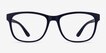 Milo Matte Navy PlasticEyeglass Frames from EyeBuyDirect, Front View