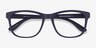 Milo Matte Navy PlasticEyeglass Frames from EyeBuyDirect, Closed View