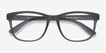 Milo Matte Gray PlasticEyeglass Frames from EyeBuyDirect, Closed View