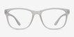 Milo Frosted Clear PlasticEyeglass Frames from EyeBuyDirect, Front View