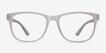 Milo Frosted Clear PlasticEyeglass Frames from EyeBuyDirect, Front View