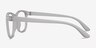 Milo Frosted Clear PlasticEyeglass Frames from EyeBuyDirect, Side View