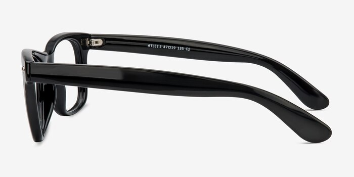 Atlee Noir Plastique Montures de lunettes de vue d'EyeBuyDirect