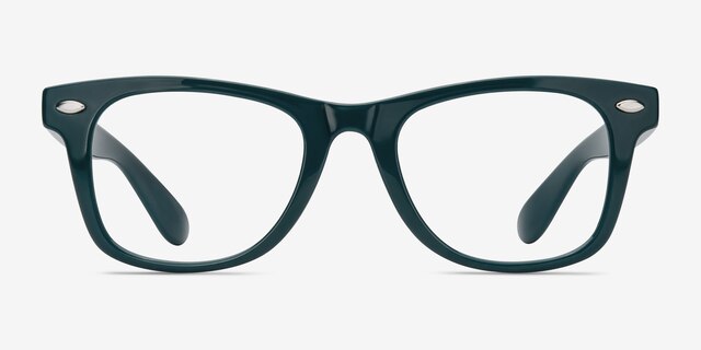 Atlee Vert PlastiqueMontures de lunettes de vue d'EyeBuyDirect, Vue de Face