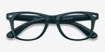 Atlee Vert PlastiqueMontures de lunettes de vue d'EyeBuyDirect, Vue Rapprochée